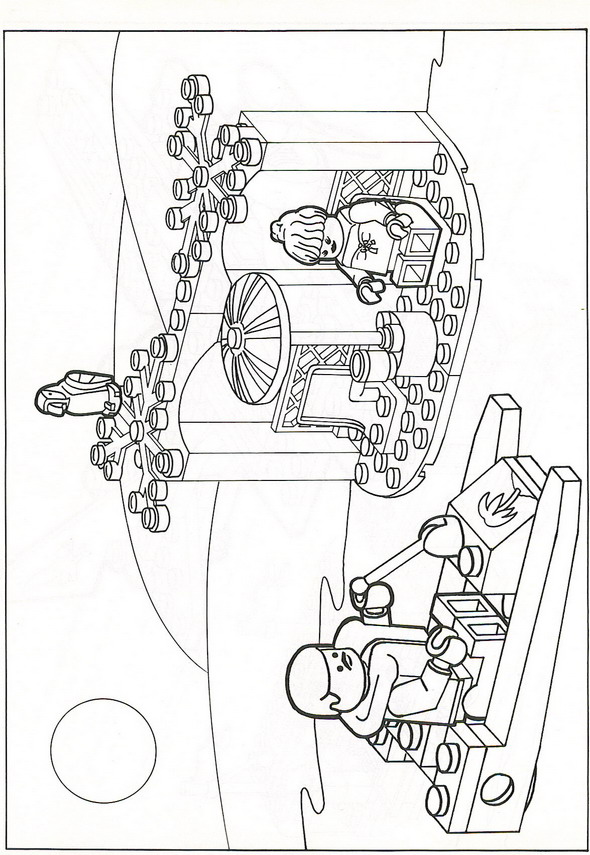 Plansa de colorat cu Lego 13 5
